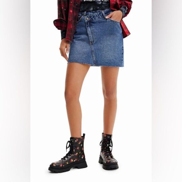 🔥Desigual Floral lace-up boots New with box - Picture 8 of 15